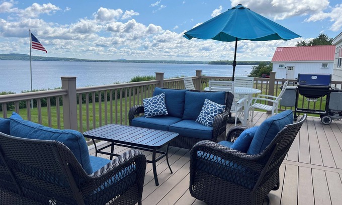 Stockton Springs Casa | Oceanfront Home with Amazing Views Acadia NP- Bar Harbor-Camden-Belfast region