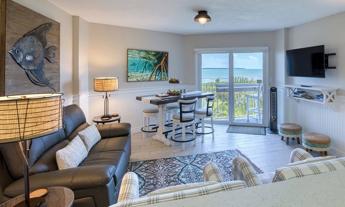 Tavernier Condominio | Key Largo Paradise frente al mar ~ Playa privada ~ Piscina ~ Tenis ~ Kayaks ~ Wifi gratis