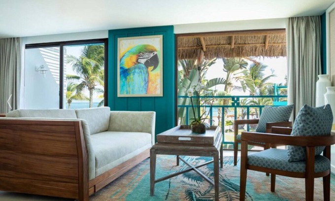 Puerto Morelos Apartamento | Oceanfront Luxury Suite: A Caribbean Retreat w/ Premium Benefits, ALL-INCLUSIVE