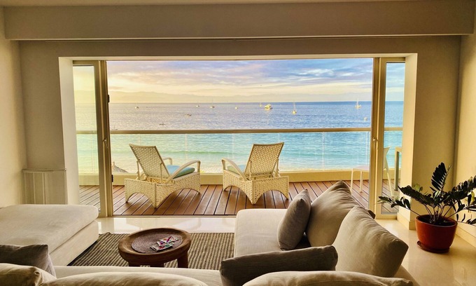 Emiliano Zapata Condominio | Oceanfront Luxury Condo Steps to Best Beach in Punta de Mita