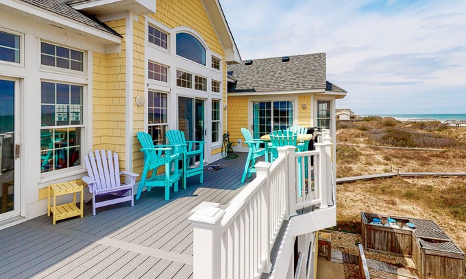 Buck Island Casa | Oceanfront luxury on Buck Island with private hot tub & pools - walk to beach