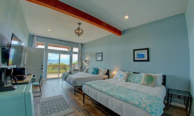 Nikolaevsk Apartamento | Suite de lujo frente al mar con vista a la bahía de Kachemak y Homer Spit.