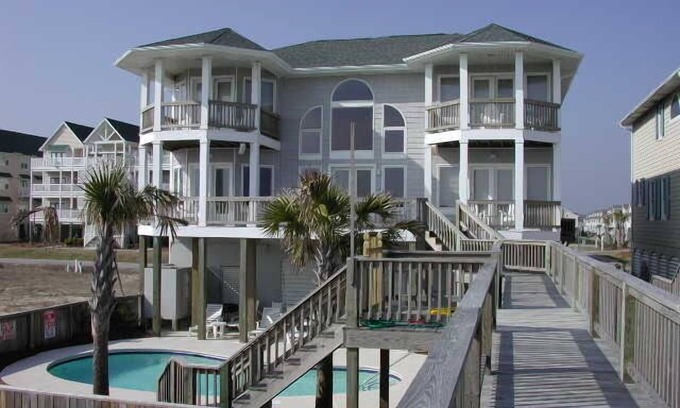 Ocean Isle Beach Casa | Oceanfront Paradise with Pool, Elevator & Unforgettable Views!