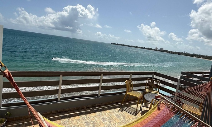 Playa Fortuna Condominio | Oceanfront Paradise on Luquillo Beach 2-bedroom rooftop Puerto Rico Island