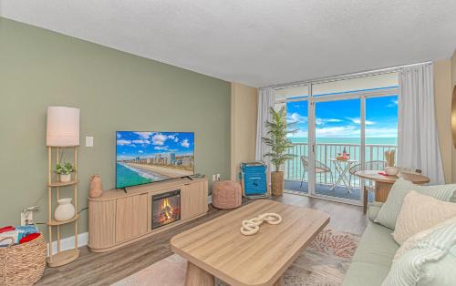 Arcadian Shores Apartamento | Oceanfront Resort Escape, Pools, Hot Tubs, Direct Beach Access