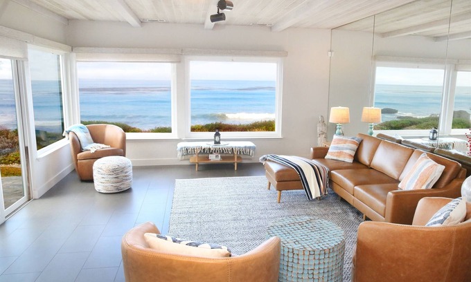 San Simeon Condominio | Oceanfront Stay Near Cambria & Beaches 2 En-Suites
