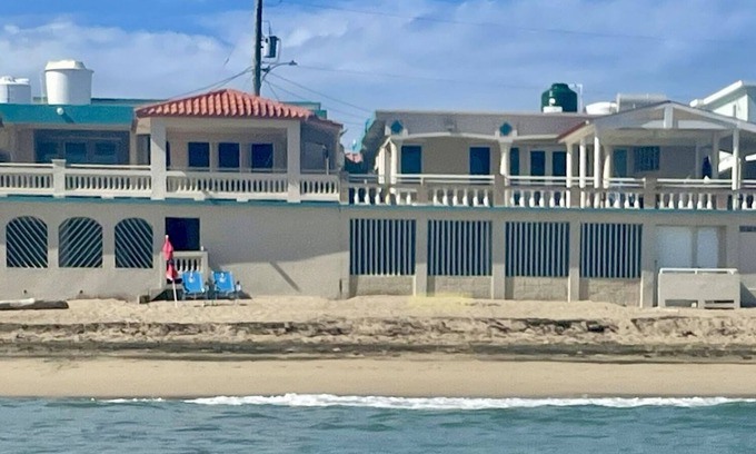 Rio Grande Casa | Oceanfront Two Side-by-Side Houses Sleeps 18 Near Rincon w/ Private Beach Access