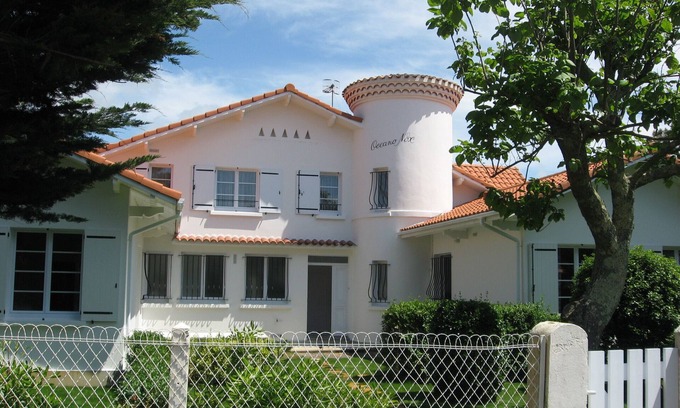 Mimizan Casa | Oceanonox n ° 1: Casa *** jardín, 500 m de playa, tranquilo, WIFI gratuito, vales de vacaciones