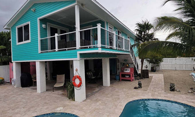 Cutthroat Harbor Estates Casa | 3/2 Ocean Access Pool Home en Cudjoe Key. 20 millas a Key West o Maratón.