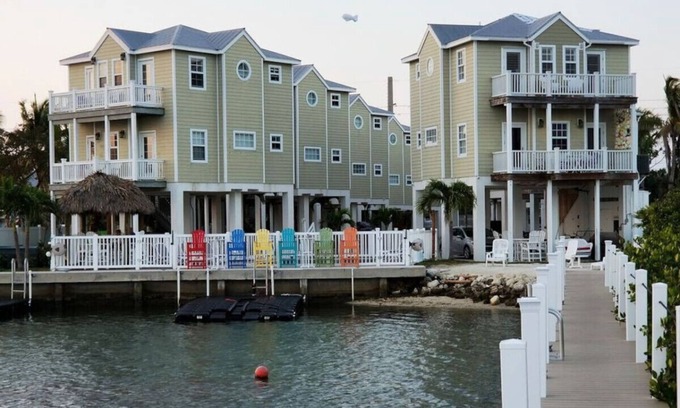 Cudjoe Key Casa | Casa de lujo (# 107) con piscina, muelle, kayaks, bicicletas, vista al mar, cerca de Key West