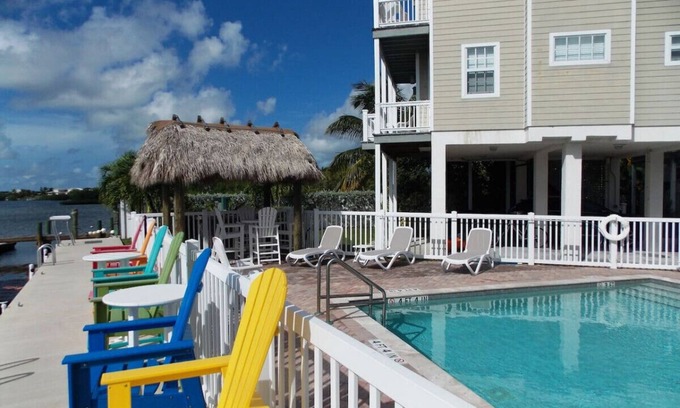 Cudjoe Key Casa | Casa de lujo (# 109) con piscina, muelle, kayaks, bicicletas, vista al mar, cerca de Key West