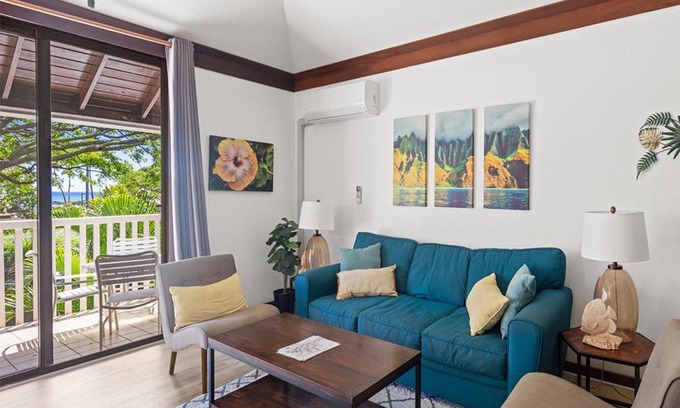 Poipu Apartamento | Oceanview 1BR at Kiahuna Plantation Unit 170