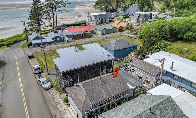 Tillamook Casa | Oceanview Cottage with Hot Tub, Deck, BBQ, Steps to the Beach