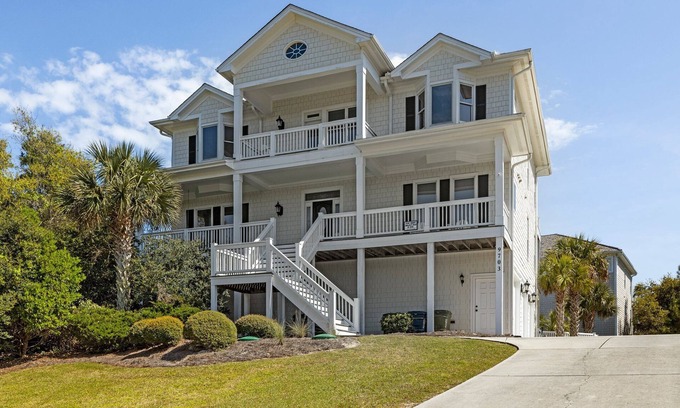 Emerald Isle Casa | ¡Gran casa familiar que tiene TODO lo necesario para unas excelentes vacaciones!