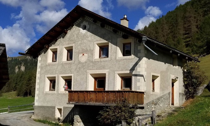 Fuldera Casa | Winter Paradise para esquiar (alpino y XC), senderismo y bicicleta, fuera de lo común