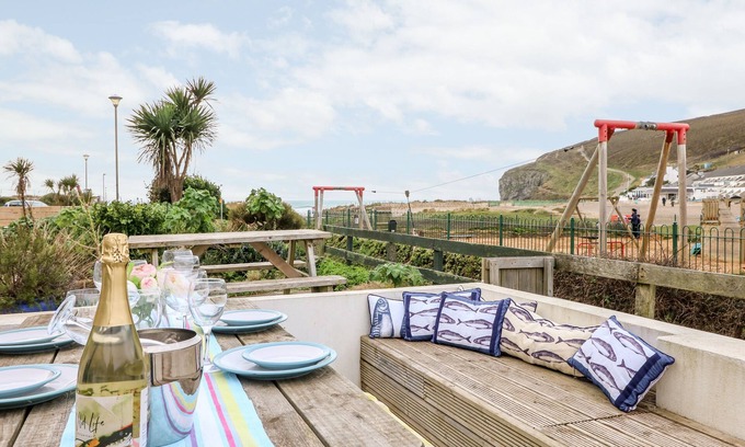 Porthtowan Cabaña | OFFSHORE, ideal para familias, con un jardín en Porthtowan, Ref 1008510