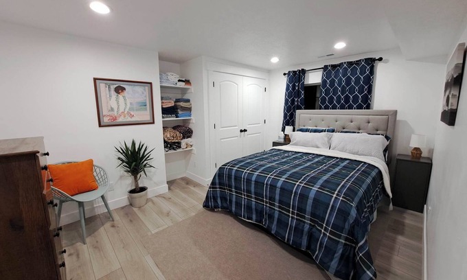 Utah County Apartamento | Ohana Aloha Guest Suite. A comfortable place that is quiet, cozy, and private.