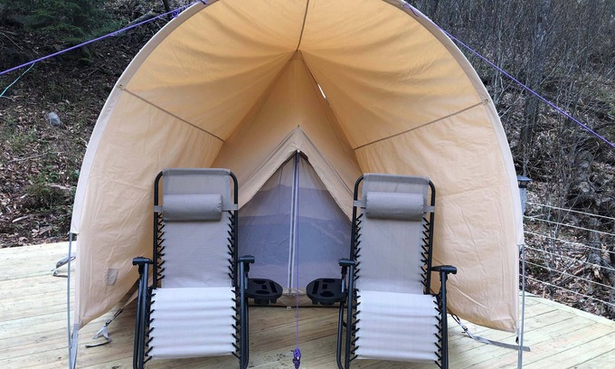 Ferndale Alquiler De RV | Okama Abon Bell Tent, River View Taino Woods 15 minutes to Bethel Woods Concerts