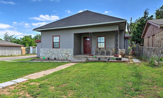 Central Oklahoma City Casa | OKC Home w/ Fenced-In Backyard & Pool Table
