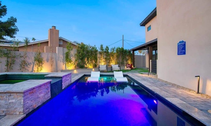 Southwest Village Casa | Old Town Modern by HÓZHÓ | Private Pool & Spa, Theatre Room | Oldtown Scottsdale