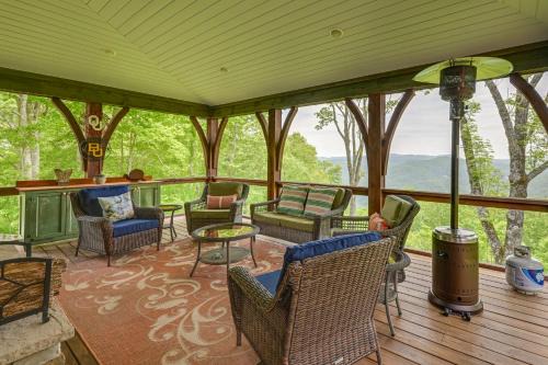 Cullowhee Casa | On 22 Acres Cullowhee Craftsman Home with Mtn Views