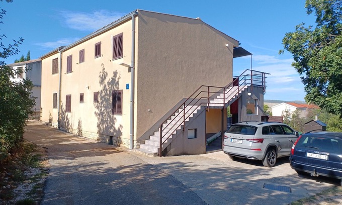 Rovanjska Apartamento | Apartamento de una habitación con terraza y vista al mar Rovanjska, Paklenica (A-23758-a)