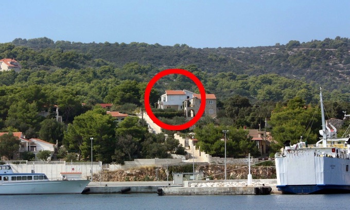 Rogac Apartamento | One bedroom apartment with balcony and sea view Rogač, Šolta (A-21346-b)