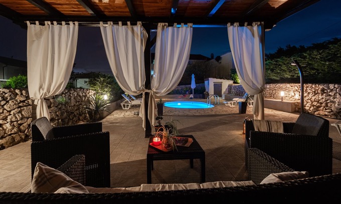 Bakar Apartamento | Apartamento de una habitación con una terraza Krasica, Rijeka (A-18059-b)