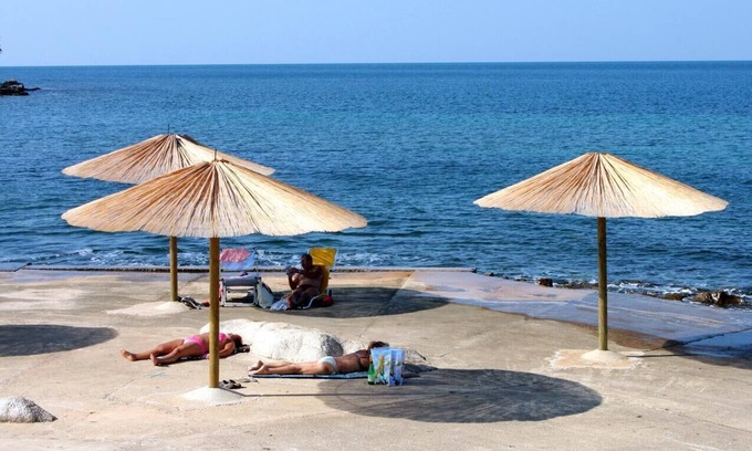 Dajla Apartamento | One bedroom apartment with terrace and sea view Mareda, Novigrad (A-21207-a)