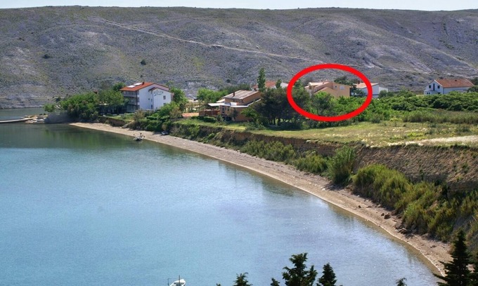 Vlasici Apartamento | Apartamento de una habitación en la playa Vlasici, Pag (A-6523-c)