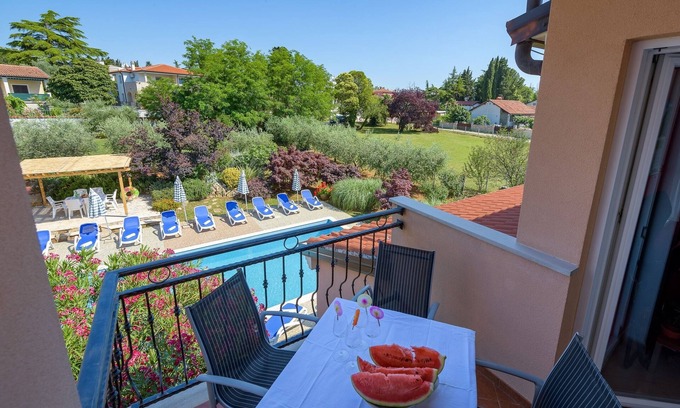 Basanija Apartamento | Apartamento de una habitación con una terraza Basanija, Umag (A-3402-e)