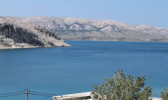 Metajna Apartamento | Apartamento de una habitación con terraza y vista al mar Metajna, Pag (A-6336-a)
