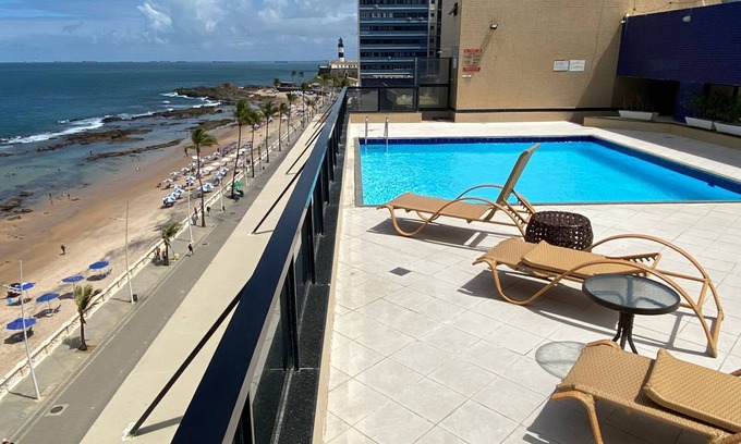 Barra Apartamento | Apartamento de un dormitorio en un piso frente al mar - Playa Farol da Barra.
