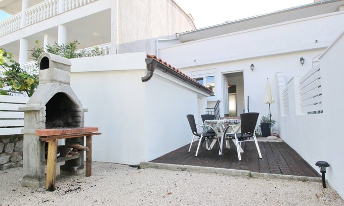Baska Apartamento | Apartamento de una habitación con una terraza Baska, Krk (A-19215-b)
