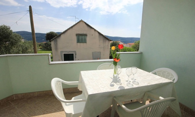 Poljica Apartamento | Apartamento de una habitación con una terraza Poljica, Trogir (A-10010-c)
