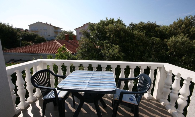 Mandre Apartamento | Apartamento de una habitación con terraza y vista al mar Mandre, Pag (A-6405-c)