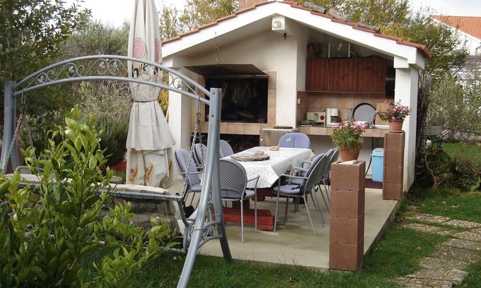 Suha Punta Apartamento | Apartamento de una habitación con una terraza Kampor, Rab (A-5014-b)