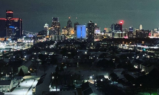 Detroit Apartamento | One bedroom with a beautiful view downtown Detroit With Free Parking