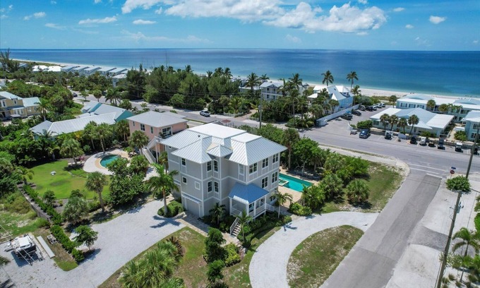 Boca Grande Casa | One of a Kind 5-Bedroom Private Pool home with million dollar, birds eye view in Boca Grande, FL