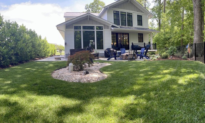 Cape Charles Casa | Only 2 Night Minimum Stay! Custom home w/boat slip, fenced yard, swimming pool.