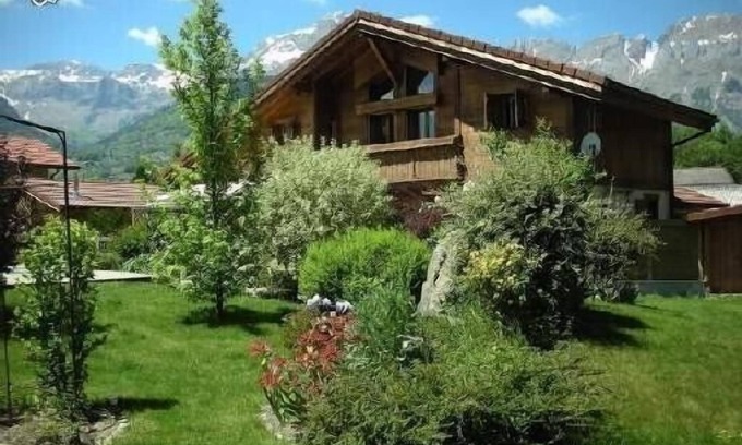 Sallanches Chalet De Esquí | Chalet con vista abierta en Mont Blanc - opción de piscina privada