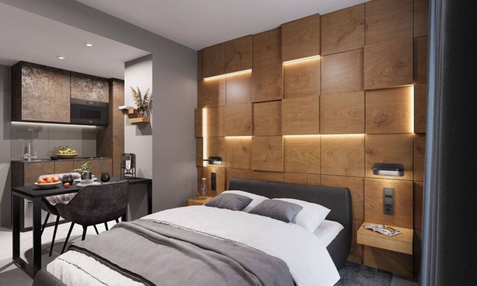 Glattbrugg Apartamento | Optimum Apartment Wood Elegance