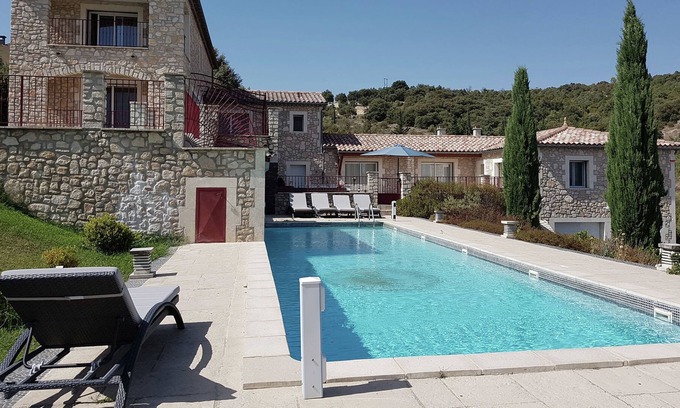 Saint-Ambroix Villa | Fastuosa villa con piscina privada y espectaculares vistas en Saint-Ambroix