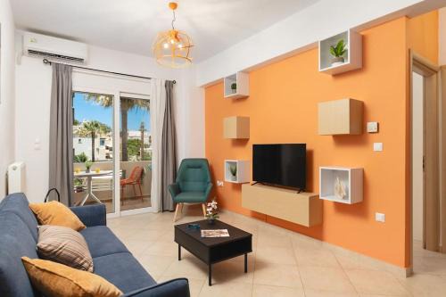 Kato Galatas Apartamento | Orange Seaside Apartment