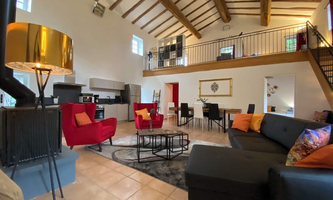 Ribaute-les-Tavernes Apartamento | Orangerie de Cardet - Gîte "Le Mûrier"