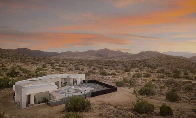 Yucca Valley Casa | Orchid by Fieldtrip | Architectural Estate w Pool, Spa, Game Room