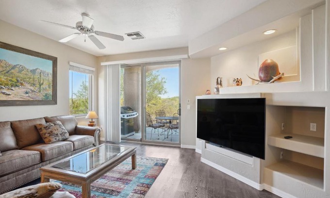 Rancho Vistoso Apartamento | Oro Valley Condo with Desert and Mountain Views!