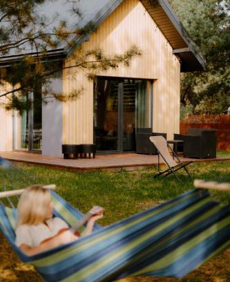 gmina Bierzwnik Casa | Osada pod Gwiazdami & SPA - DELUXE blisko jezioro, ogrodzony, ognisko, taras, dodatkowa sypialnia