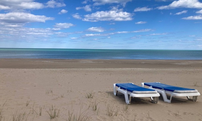 Greenbush Cabaña | Área de Oscoda: relájese y disfrute del tiempo en familia en una playa de arena azucarada del lago Hurón