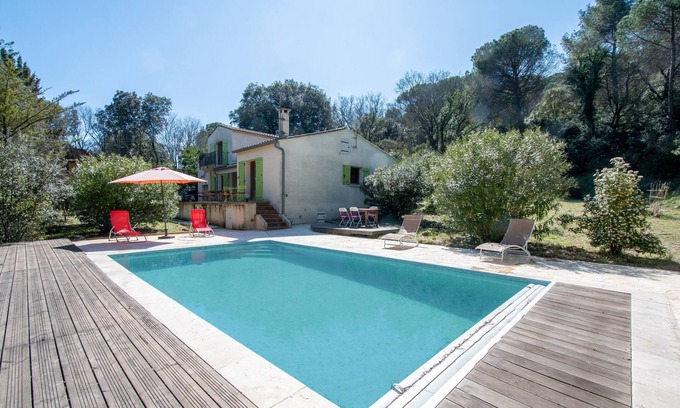 Aniane Casa | Ostal Pioch des Pins - Piscine privée